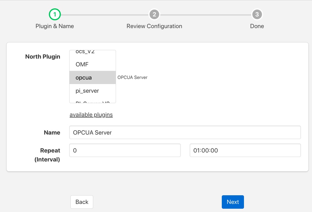 OPC UA Server North Plugin — Fledge documentation